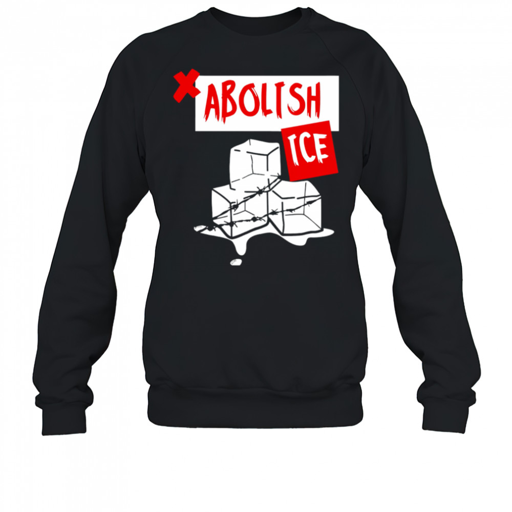 Abolish Ice Political Protest Melting Ice Graphic shirt Sweatshirt