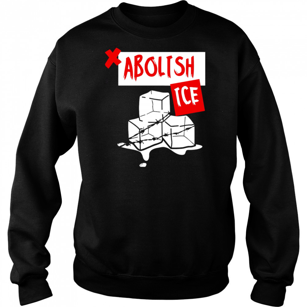 Abolish Ice Political Protest Melting Ice Graphic shirt Hoodie