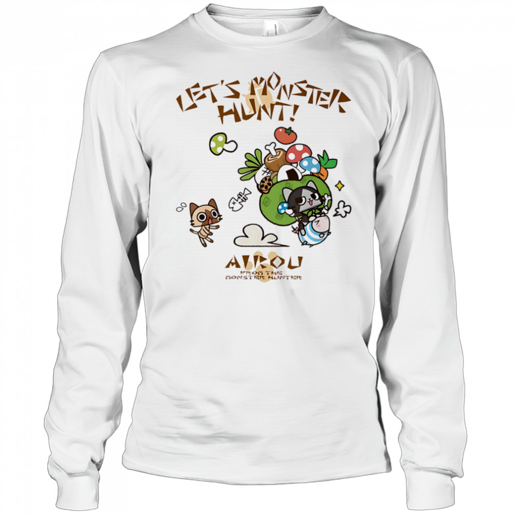 Airou From Monster Hunter shirt Long Sleeved