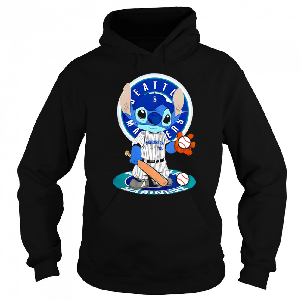Baby Stitch Seattle Mariners Baseball Logo shirt Sweatshirt