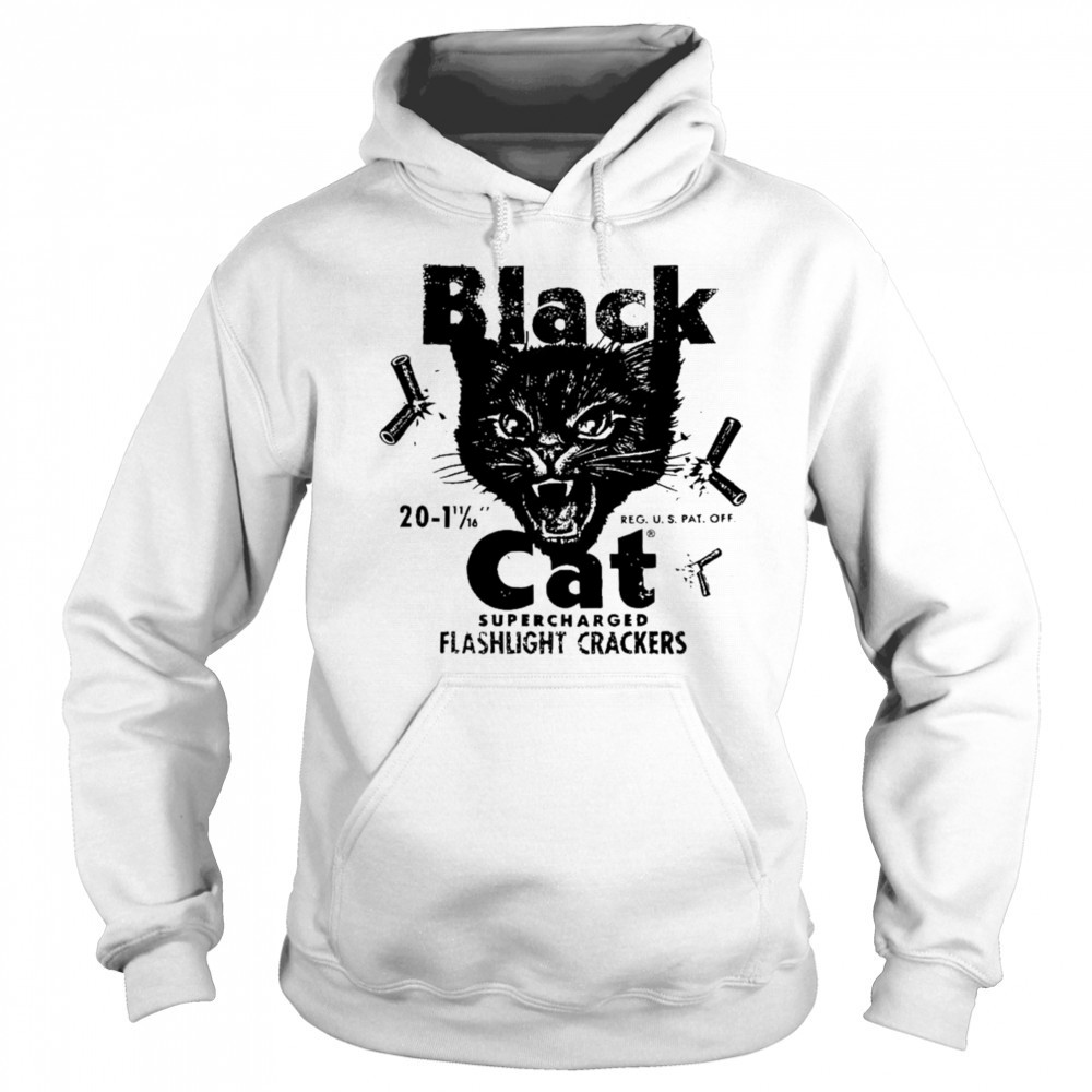 Black Cat Flashlight Crackers Vintage Fireworks Shirt Sweatshirt
