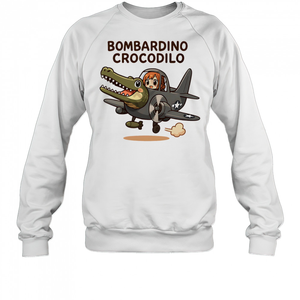 Bombardino Crocodilo shirt Sweatshirt