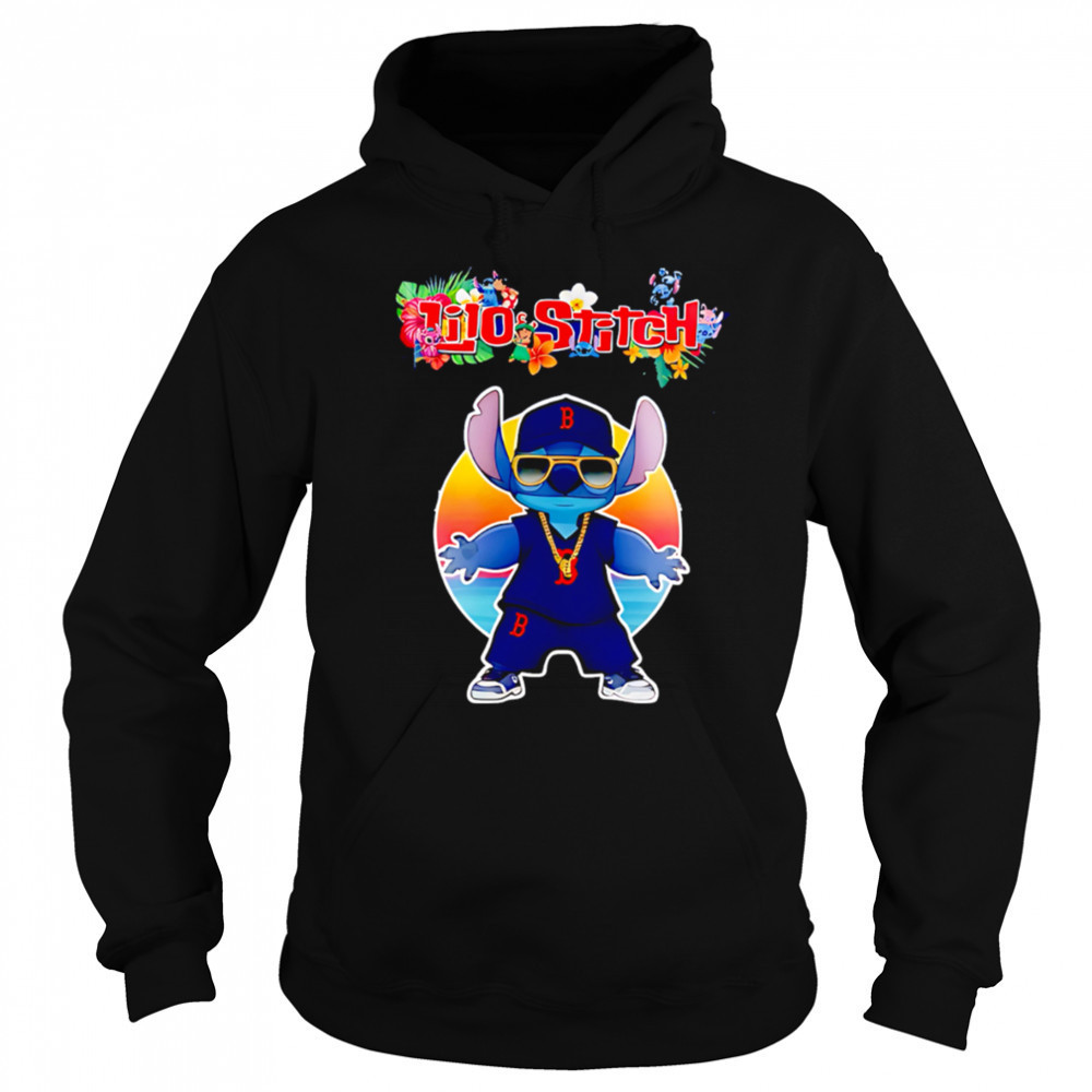 Boston Red Sox x Lilo and Stitch Baseball shirt Sweatshirt