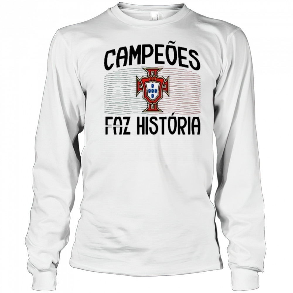 Campeoes Faz Historia 2025 T-Shirt Long Sleeved