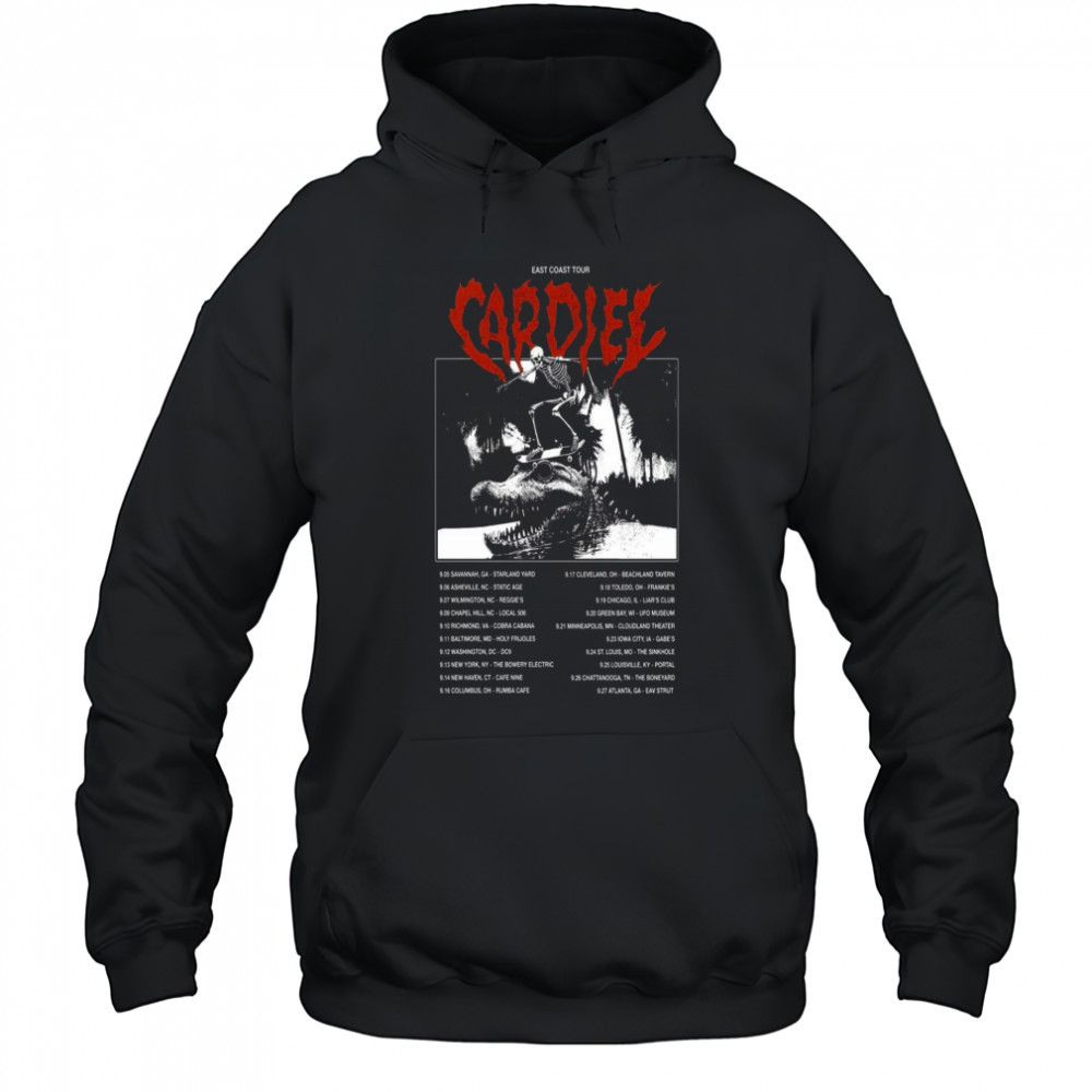Cardiel East Coast Tour 2025 Poster T-Shirt Hoodie
