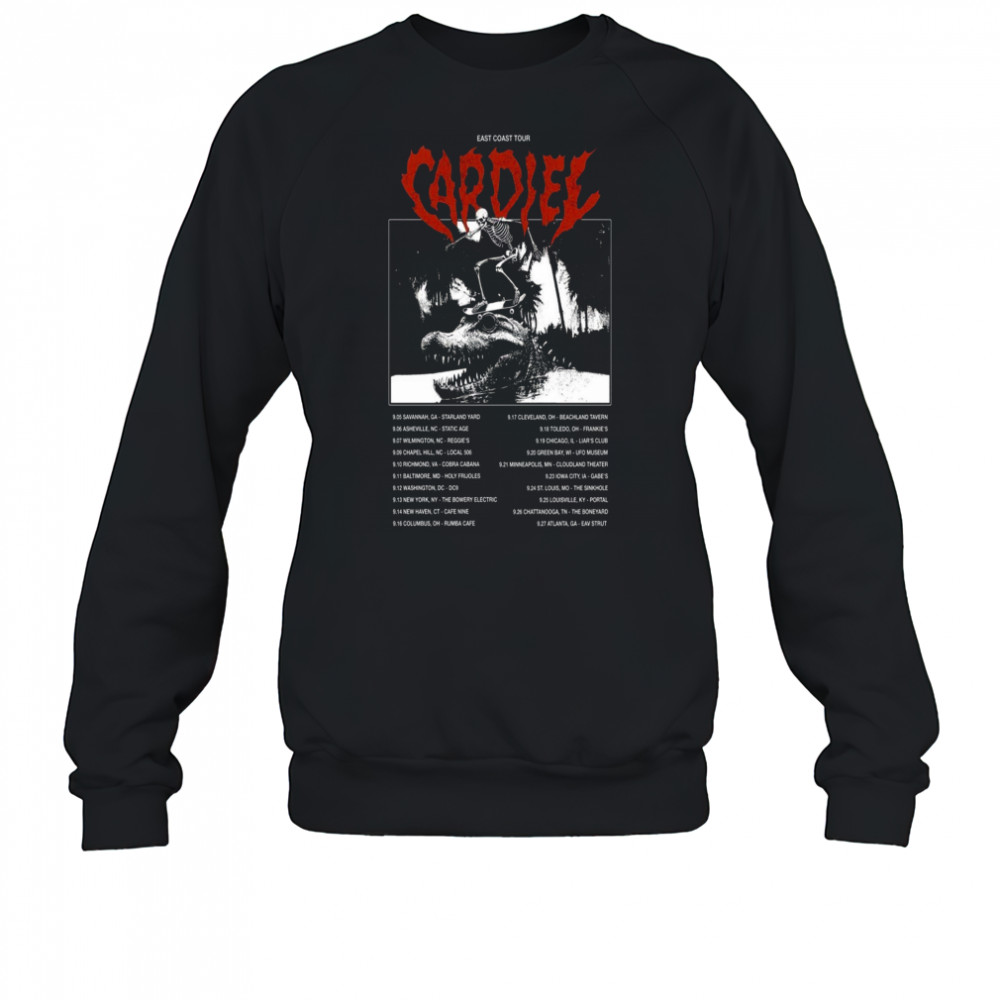 Cardiel East Coast Tour 2025 Poster T-Shirt Sweatshirt