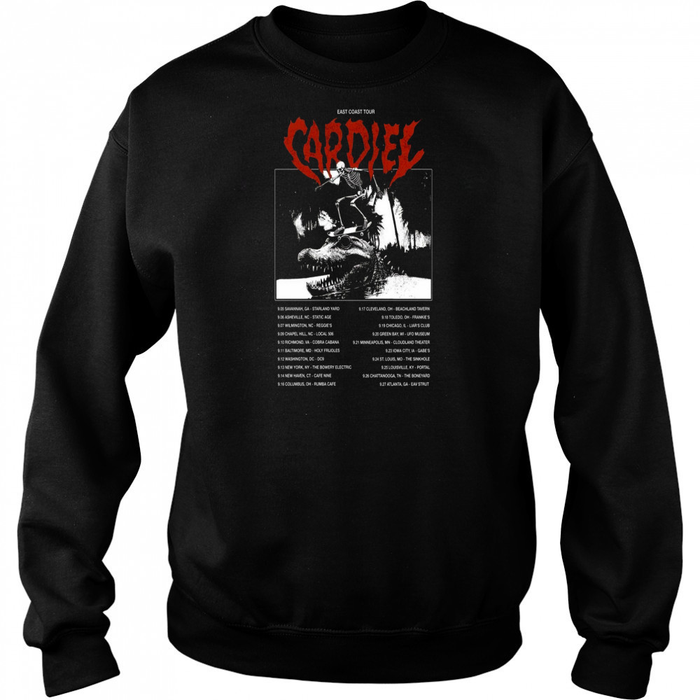 Cardiel East Coast Tour 2025 Poster T-Shirt Hoodie