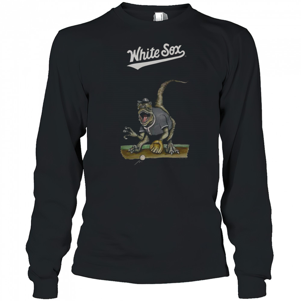 Chicago White Sox Tiny Turnip Velociraptor T-Shirt Long Sleeved