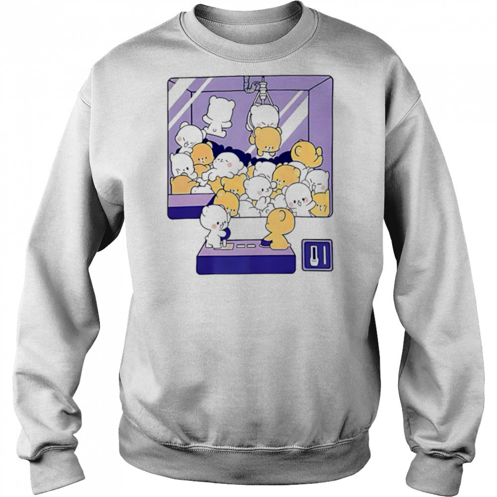 Claw Machine cute pink bears shirt Hoodie
