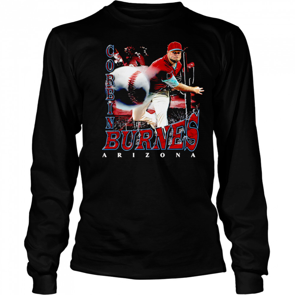 Corbin Burnes Arizona Grunge baseball shirt Long Sleeved