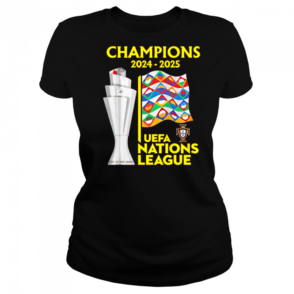 Cristiano Ronaldo Portugal UEFA Nations League Champions 2025 shirt Women's T-shirt