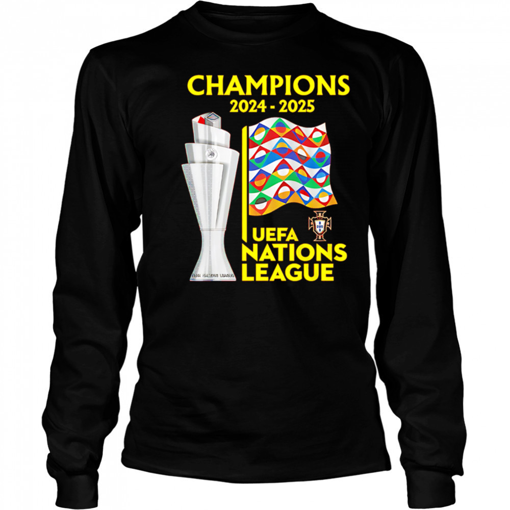 Cristiano Ronaldo Portugal UEFA Nations League Champions 2025 shirt Long Sleeved
