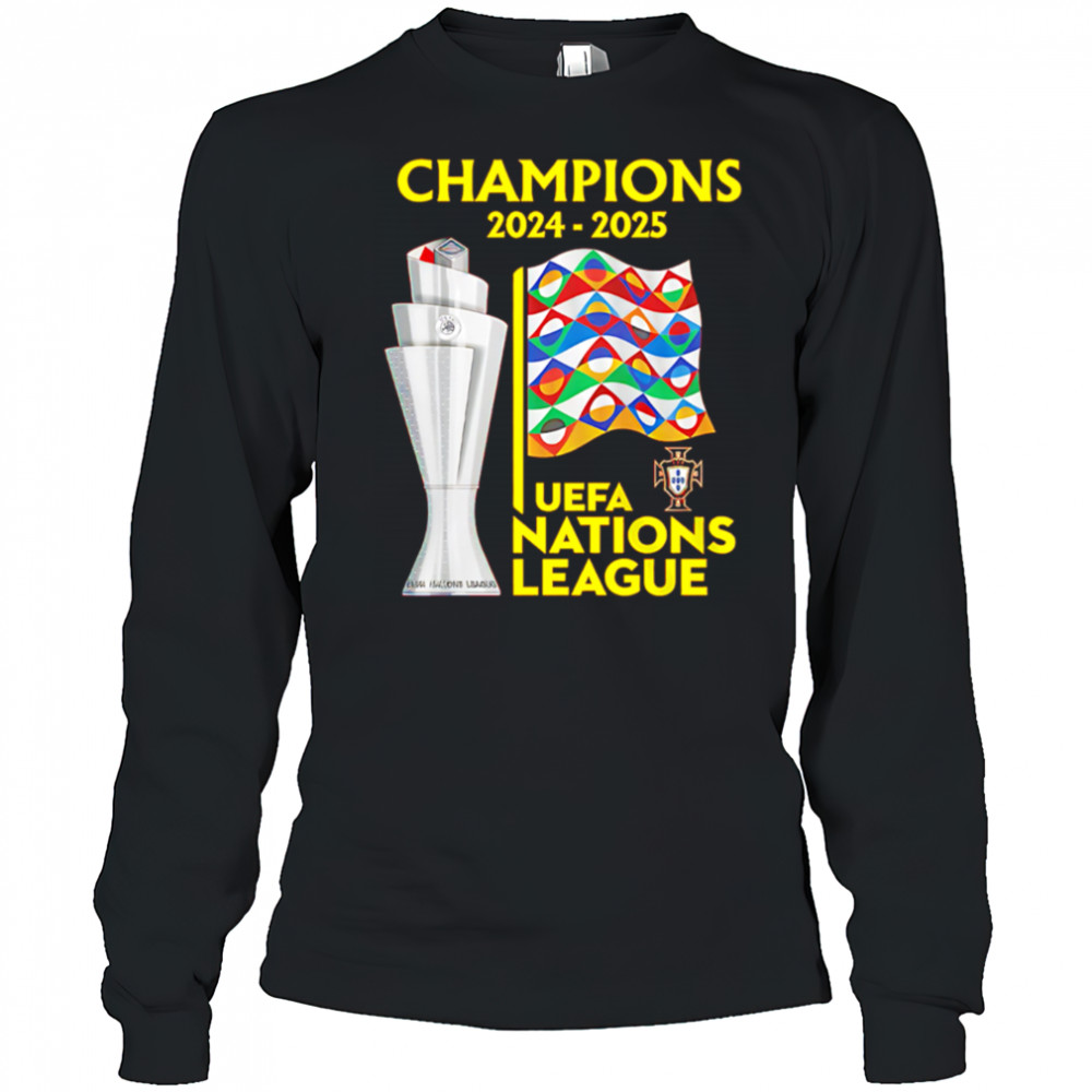 Cristiano Ronaldo Portugal UEFA Nations League Champions 2025 shirt Long Sleeved
