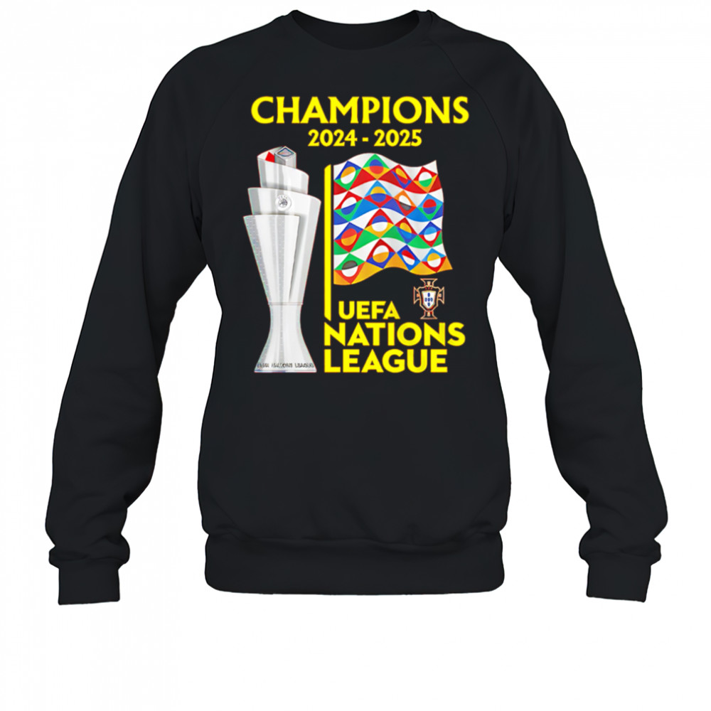 Cristiano Ronaldo Portugal UEFA Nations League Champions 2025 shirt Sweatshirt