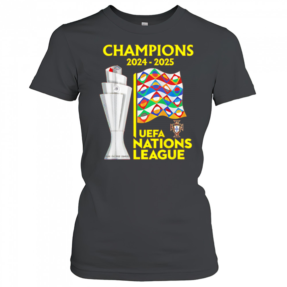 Cristiano Ronaldo Portugal UEFA Nations League Champions 2025 shirt Women's T-shirt