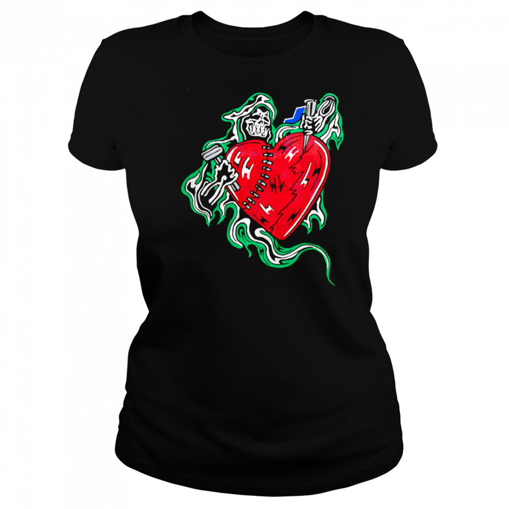 Crumbling Heart Artifact Death shirt Women's T-shirt