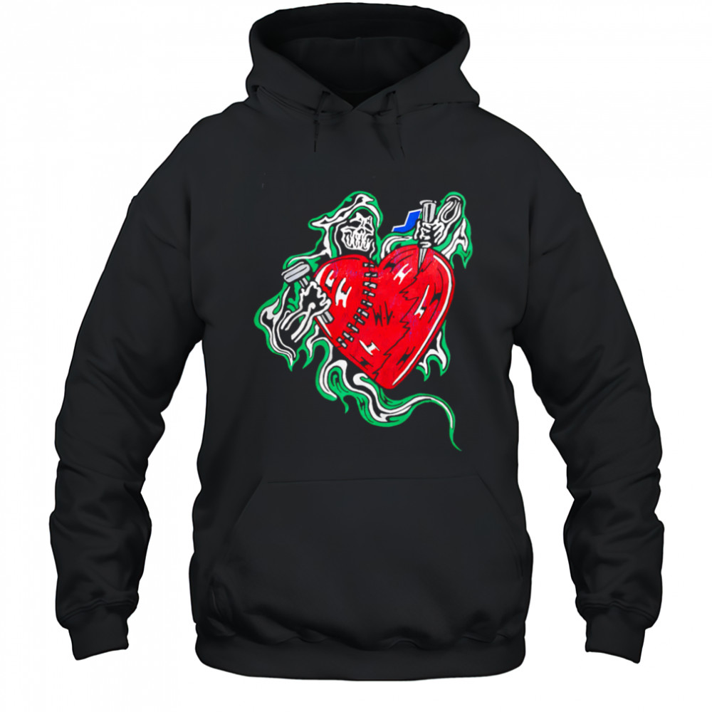 Crumbling Heart Artifact Death shirt Hoodie
