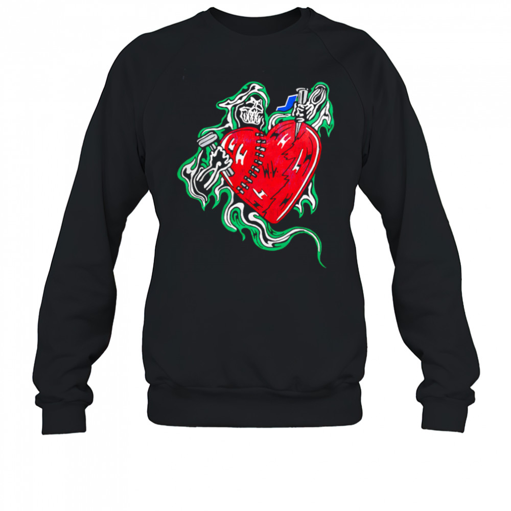 Crumbling Heart Artifact Death shirt Sweatshirt