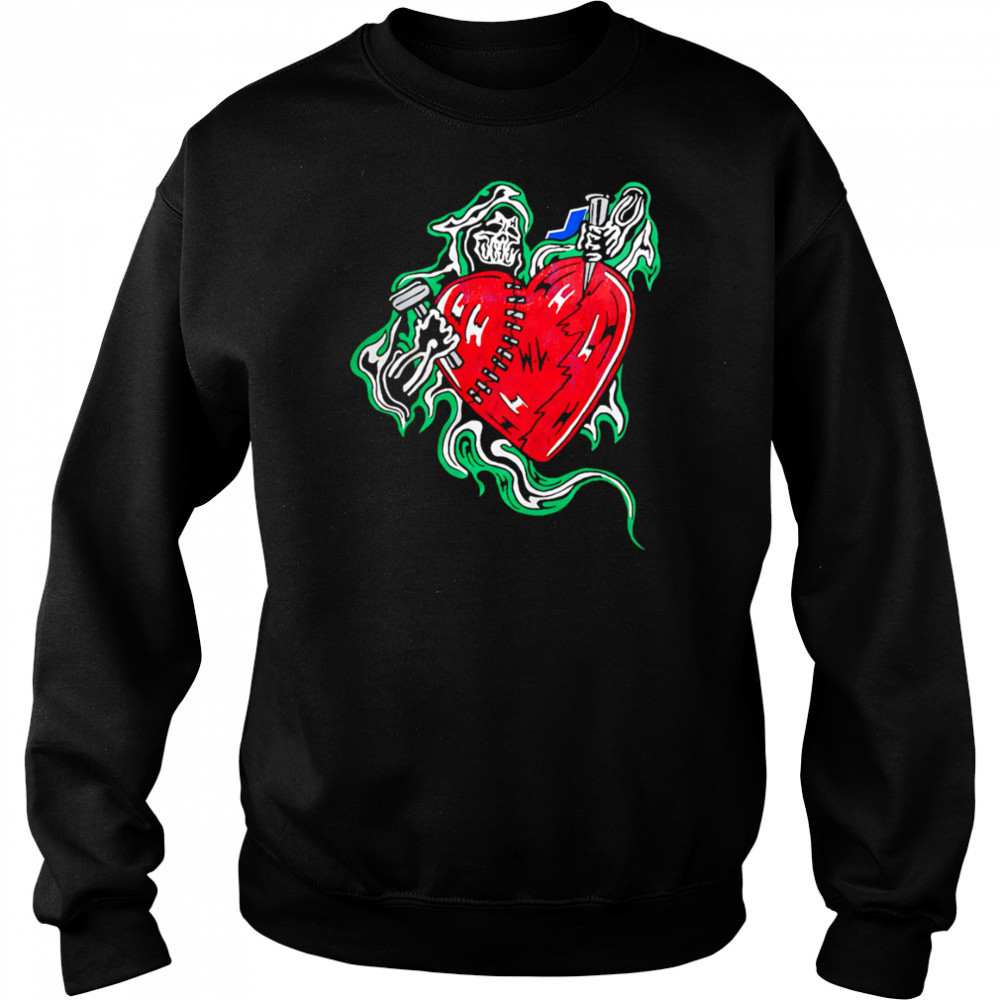 Crumbling Heart Artifact Death shirt Hoodie