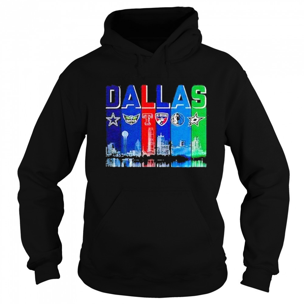 Dallas Skyline City Sports Team Logo Shirt Sweatshirt