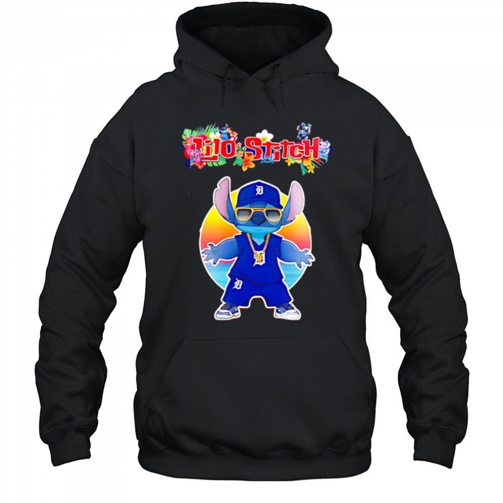 Detroit Tigers x Lilo and Stitch Baseball shirt Hoodie