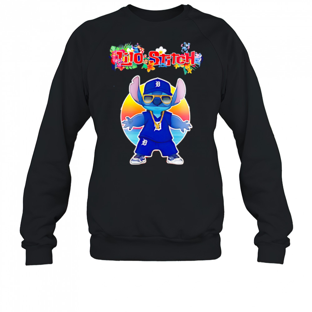 Detroit Tigers x Lilo and Stitch Baseball shirt Sweatshirt