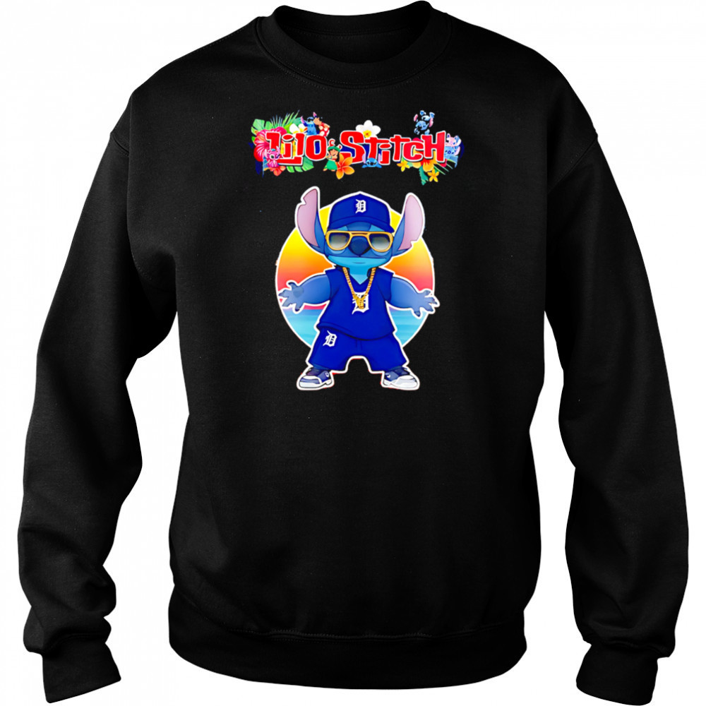 Detroit Tigers x Lilo and Stitch Baseball shirt Hoodie