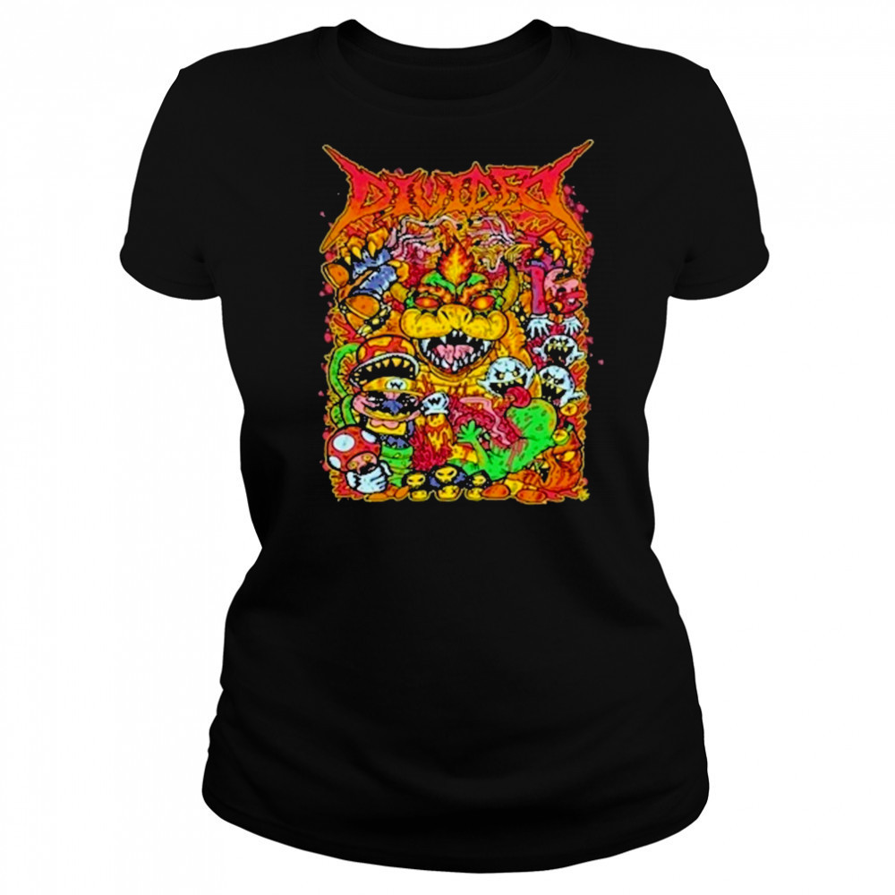 Divided Super Mario Punk Artwork T-Shirt Women's T-shirt