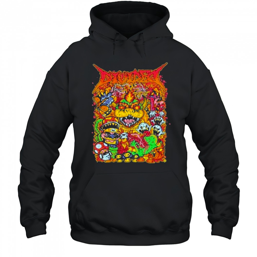 Divided Super Mario Punk Artwork T-Shirt Hoodie
