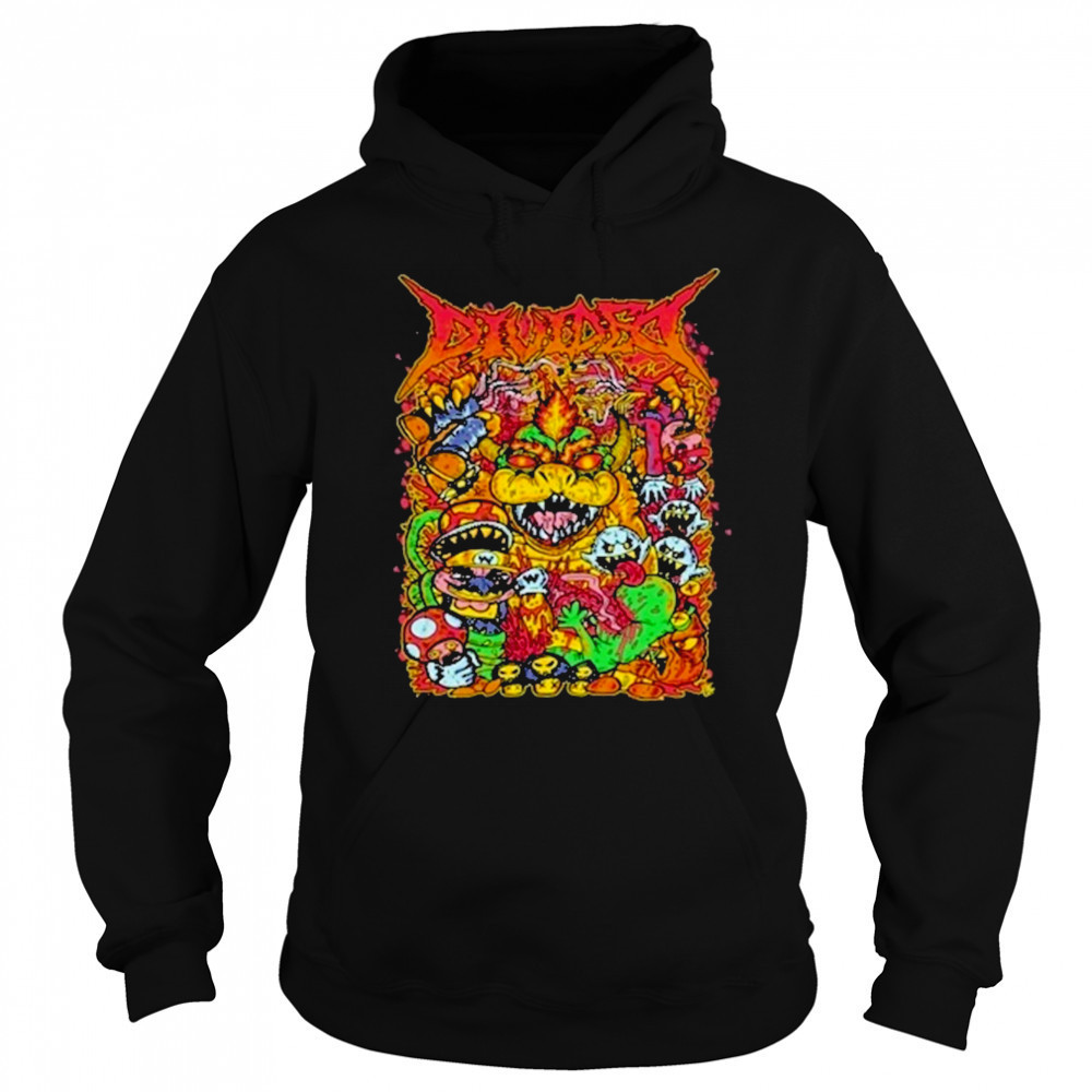 Divided Super Mario Punk Artwork T-Shirt Sweatshirt