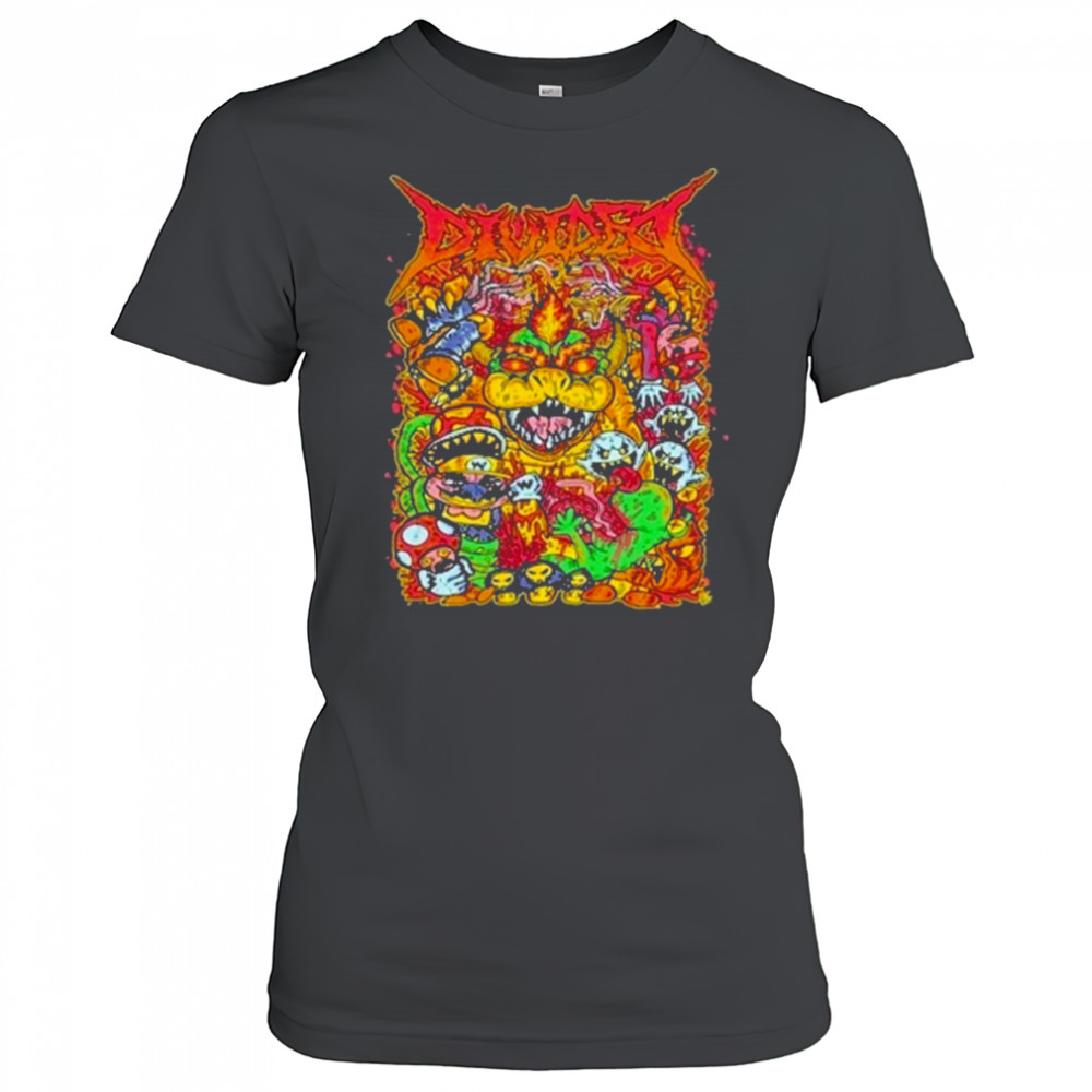 Divided Super Mario Punk Artwork T-Shirt Women's T-shirt