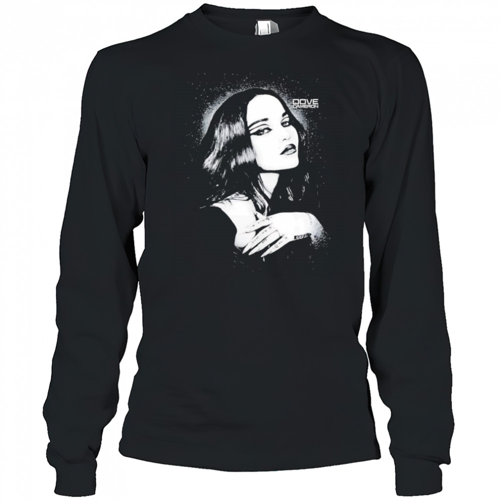 Dove Cameron black and white photo shirt Long Sleeved