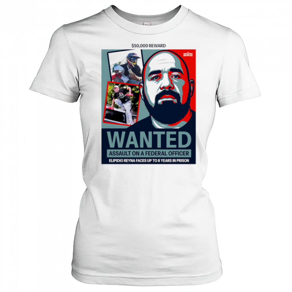Elpidio reyna fbI wanted 50000 reward shirt Women's T-shirt