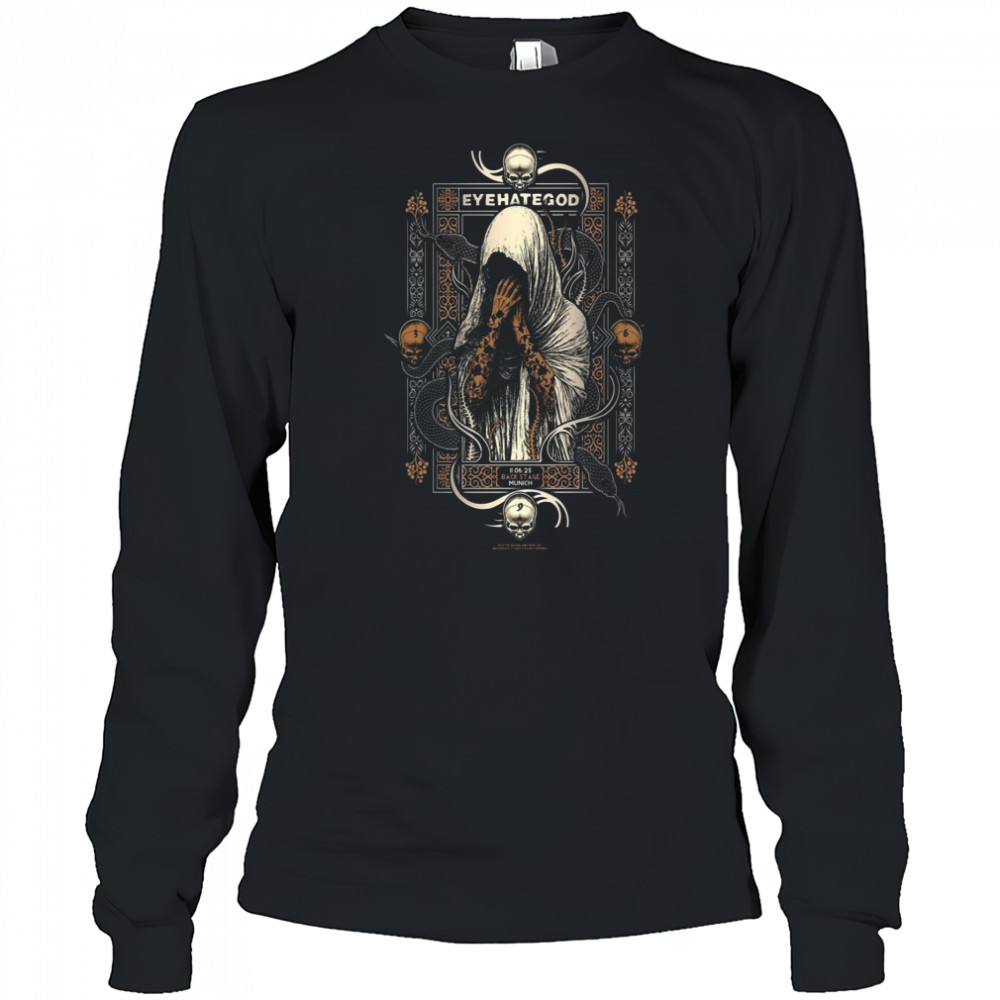 Eyehategod Munich Backstage Club 11 Jun 2025 Poster T-Shirt Long Sleeved