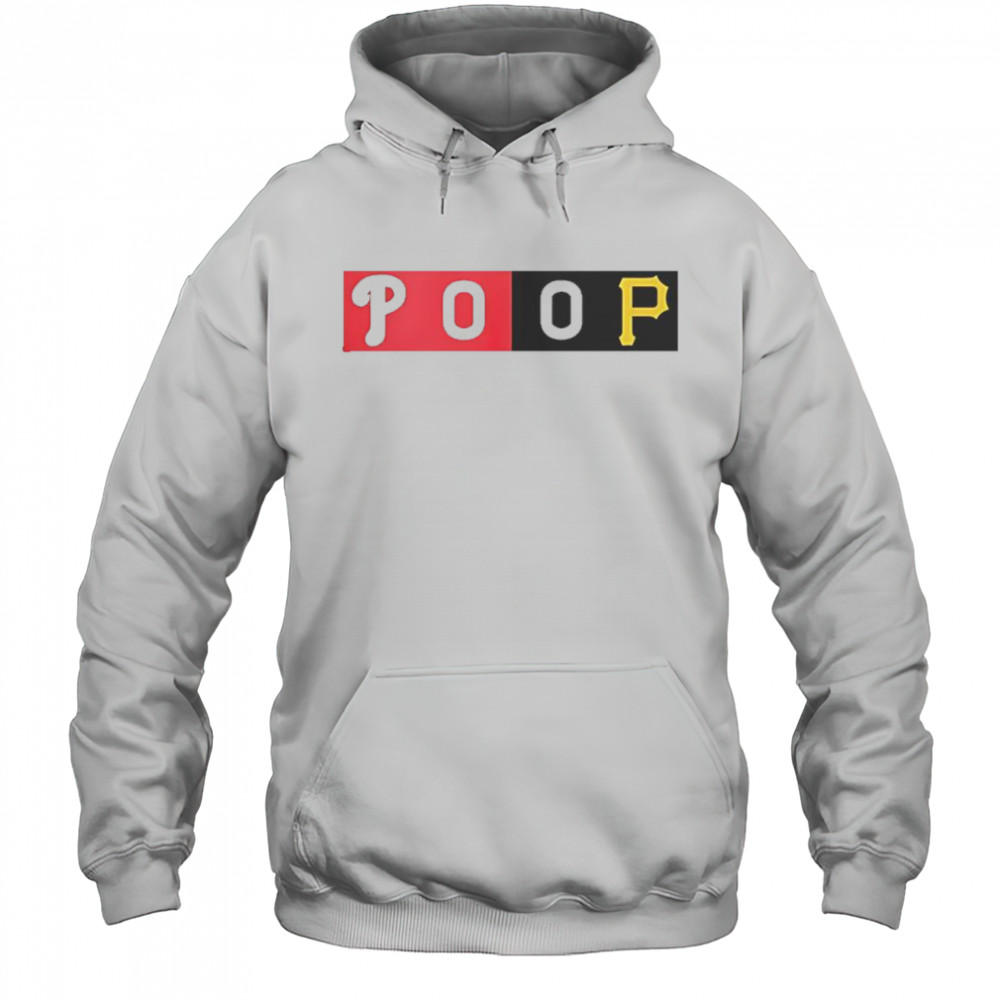 Fans Wearing Commemorative Phillies-Pirates POOP T-Shirt Hoodie