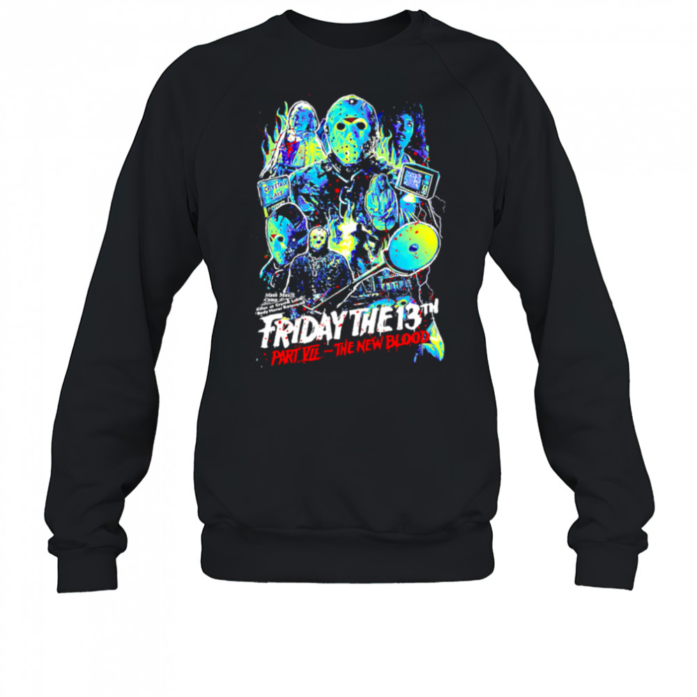 Friday The 13th Part Vii The New Blood Horros graphic retro shirt Sweatshirt