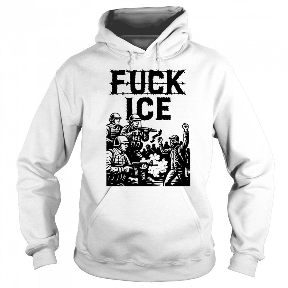 Fuck Ice Barbed Wire Protest Immigration Rights Graphic shirt Sweatshirt