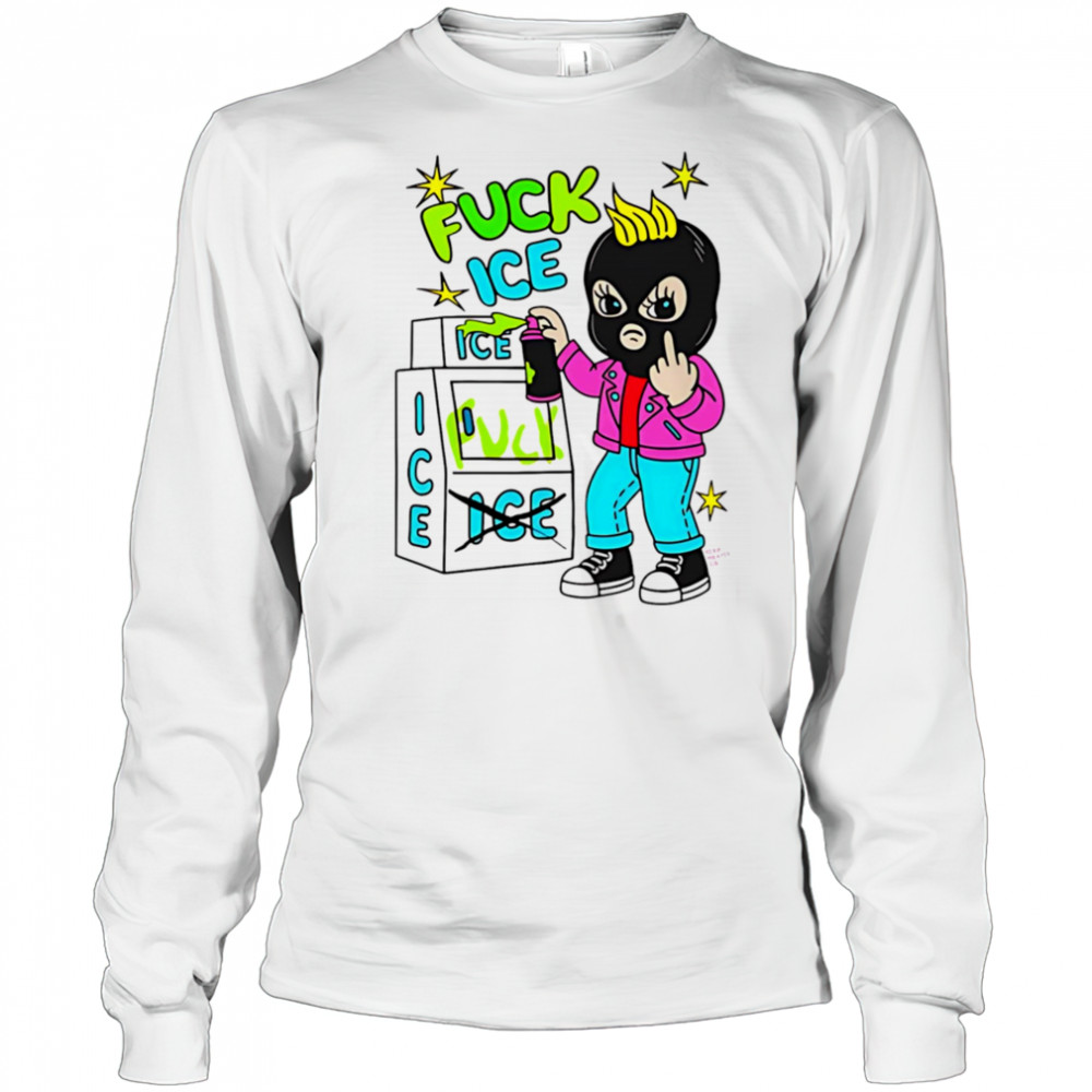 Fuck Ice box game cartoon shirt Long Sleeved