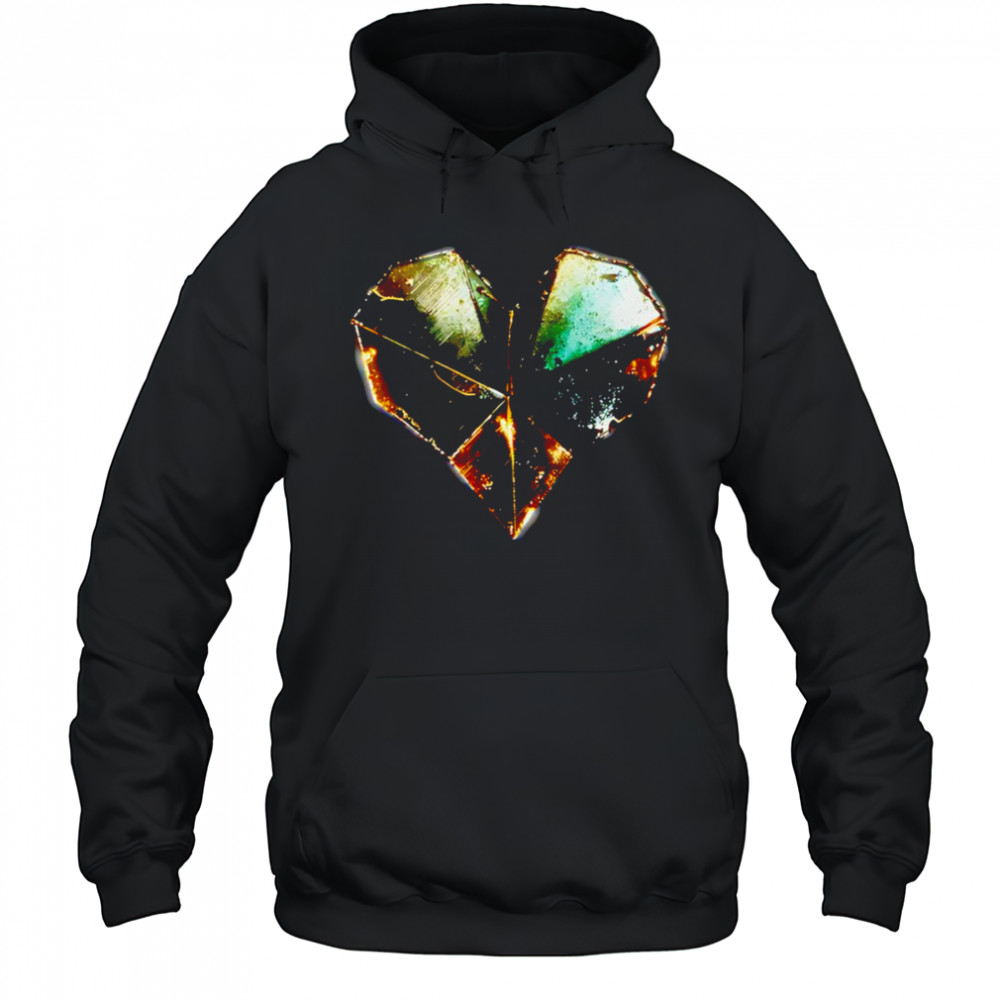 Glowing heart shirt Hoodie