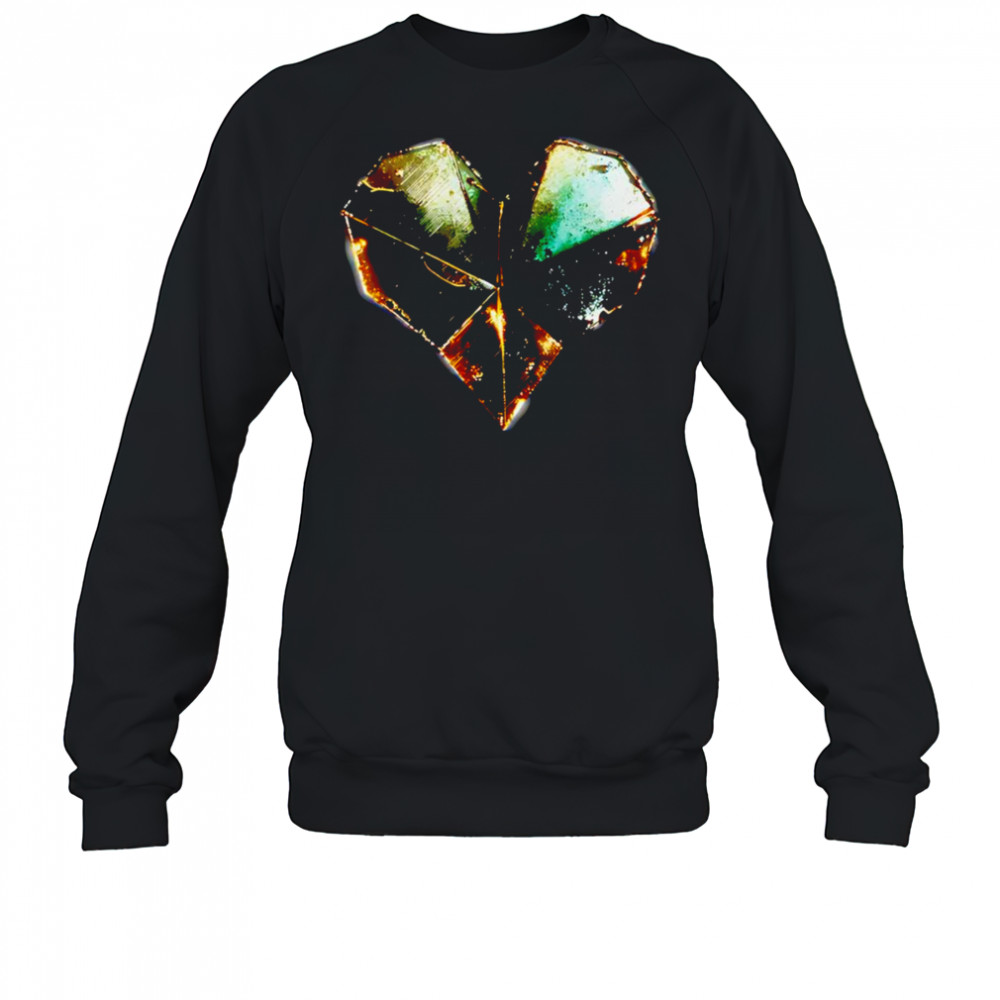 Glowing heart shirt Sweatshirt