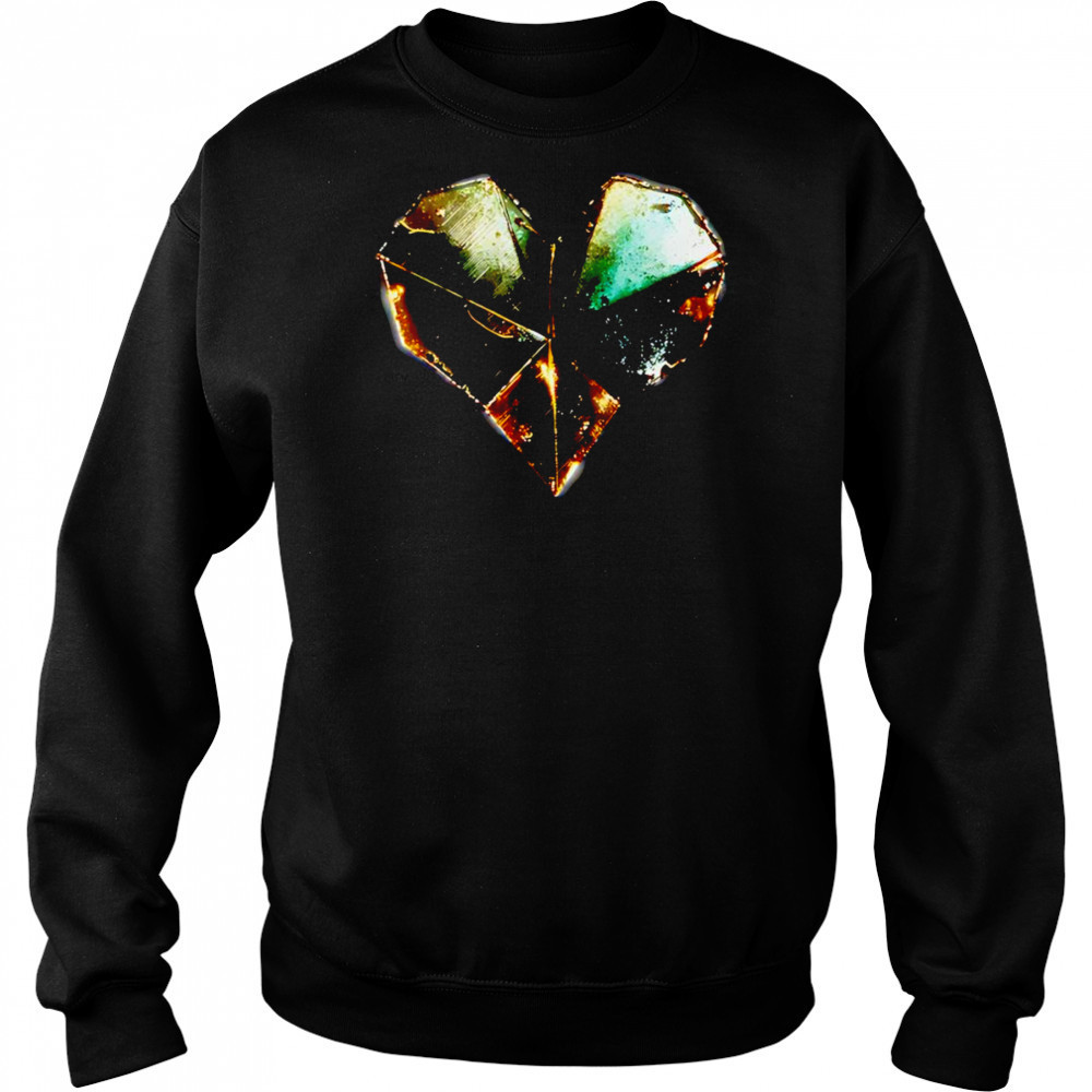 Glowing heart shirt Hoodie