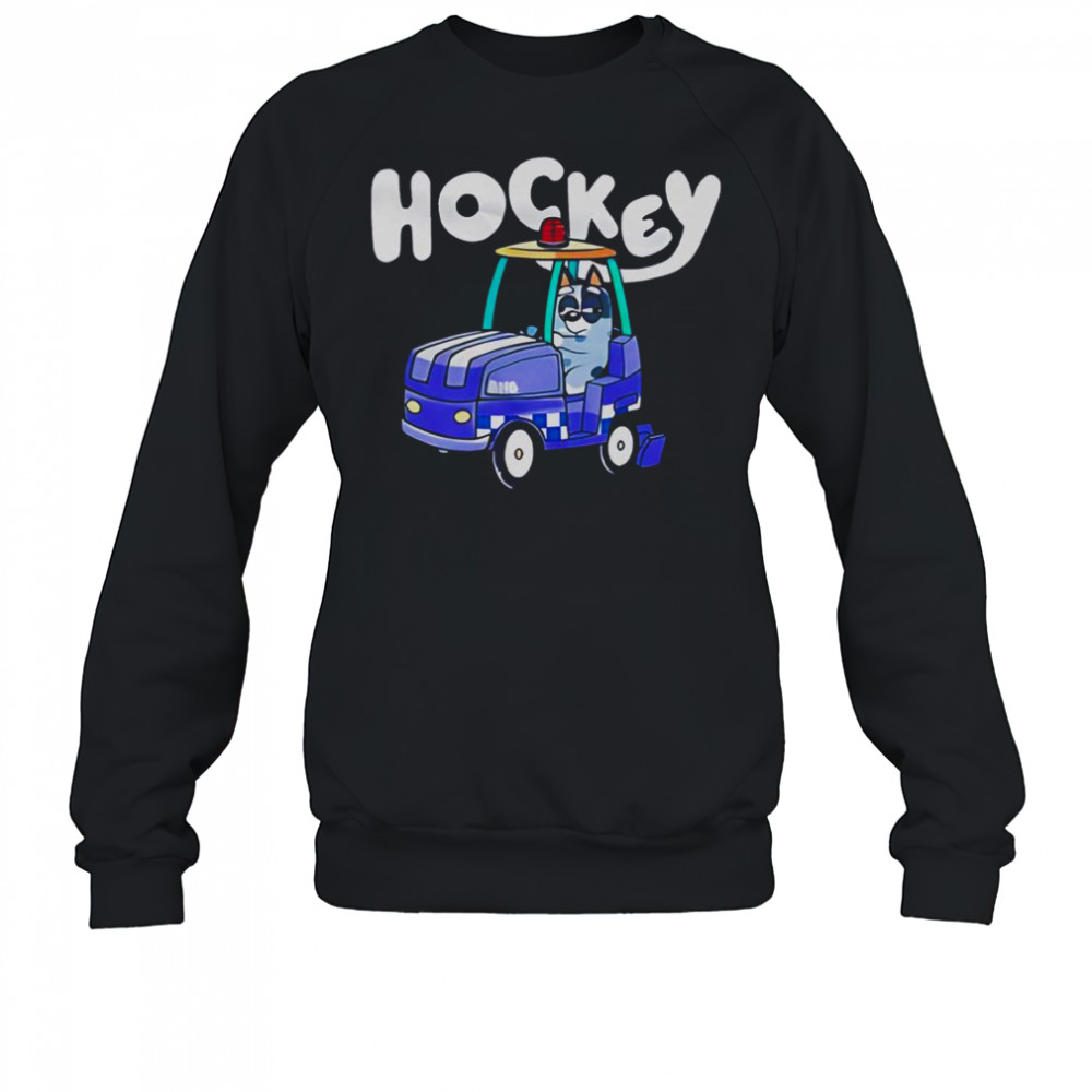 Hockey Bluey Go By Car T-Shirt Sweatshirt
