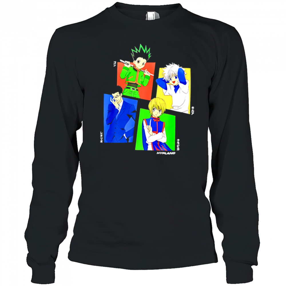 Hunter hunter gon leorio kurapika zoldyck shirt Long Sleeved