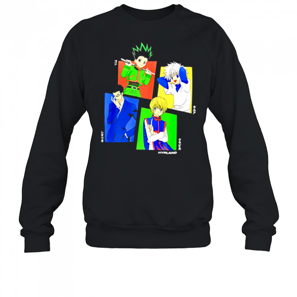 Hunter hunter gon leorio kurapika zoldyck shirt Sweatshirt