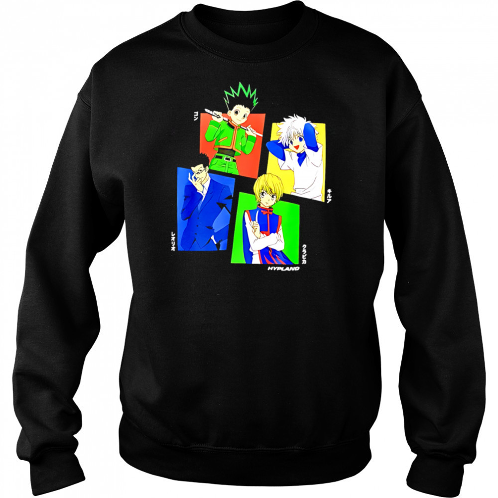 Hunter hunter gon leorio kurapika zoldyck shirt Hoodie