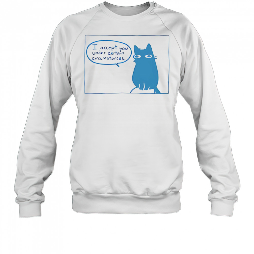 I Accept You Under Certain Circumstances shirt Sweatshirt