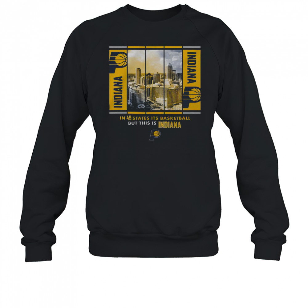 Indiana Pacers Stadium Essentials Skyline Boxout T-Shirt Sweatshirt