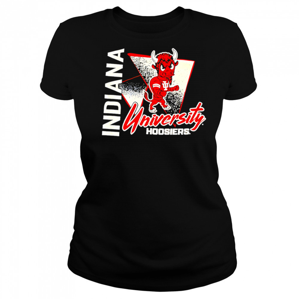 indiana University Hoosiers Bison mascot retro shirt Women's T-shirt