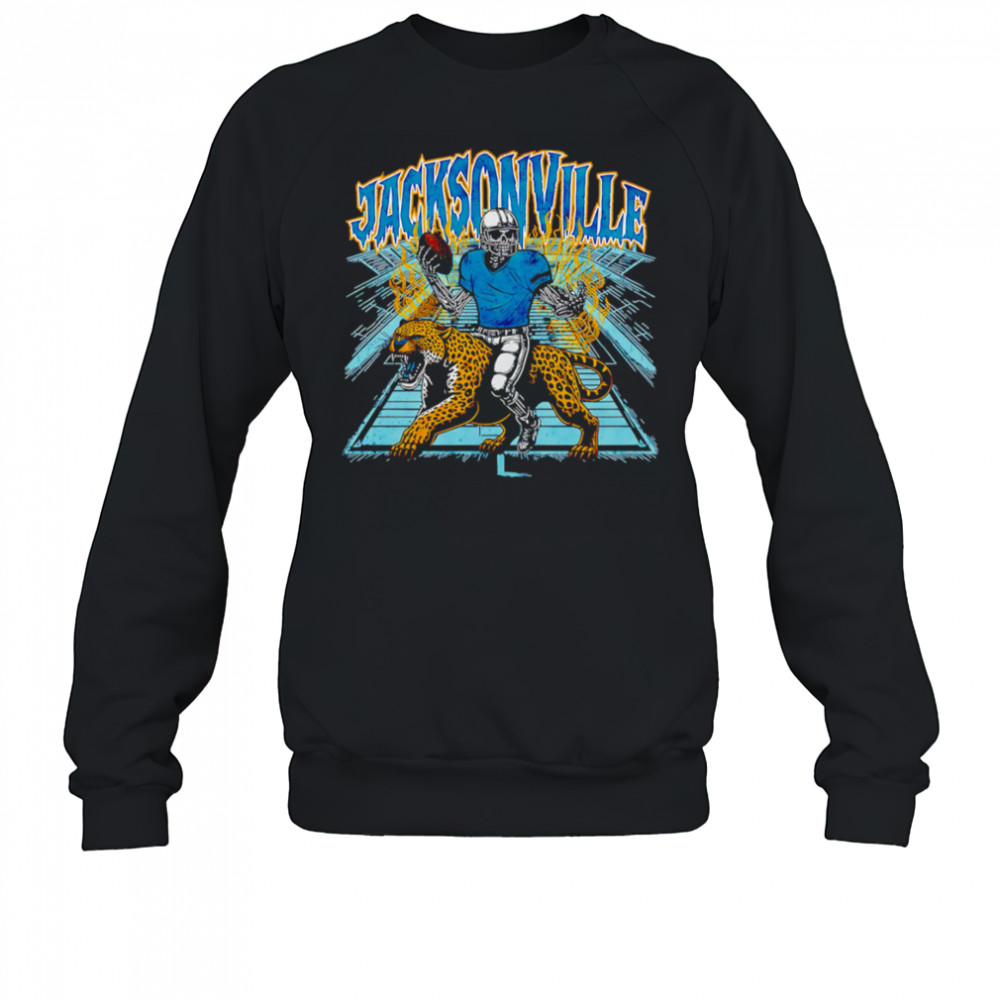 Jacksonville Football Skeleton graphic shirt Sweatshirt