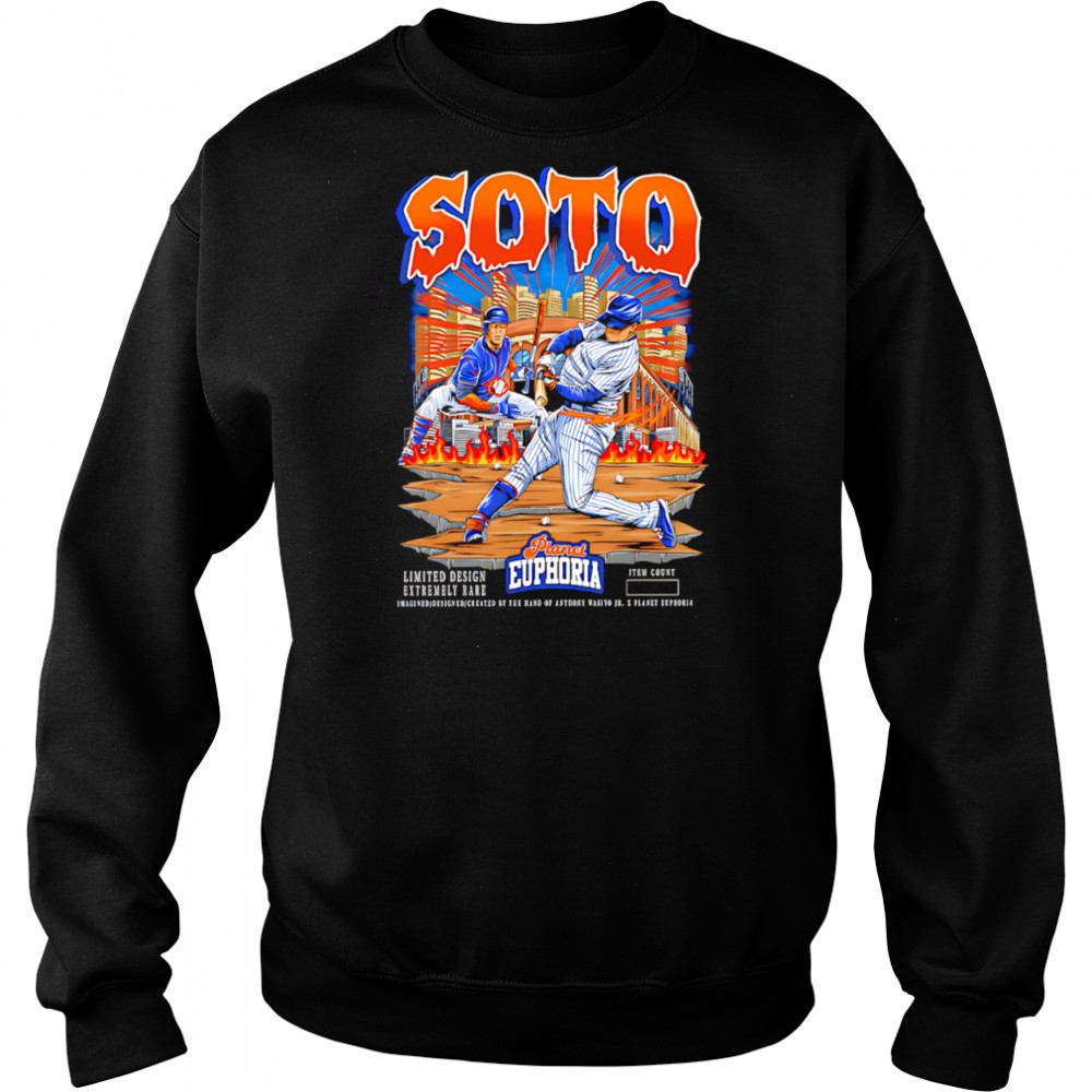 Juan Soto New York Mets stadium burning shirt Hoodie